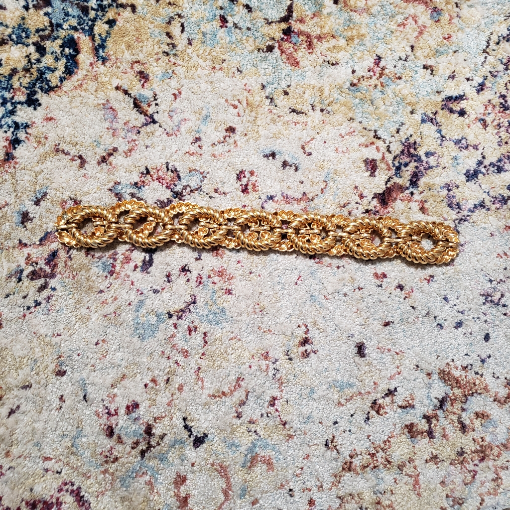 Gold Plated Circle Link Belt